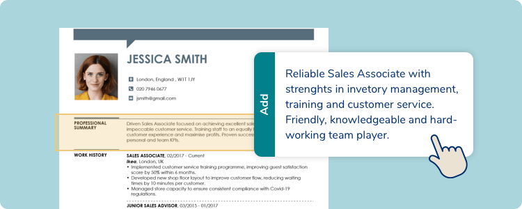 CV Maker Personal Statement