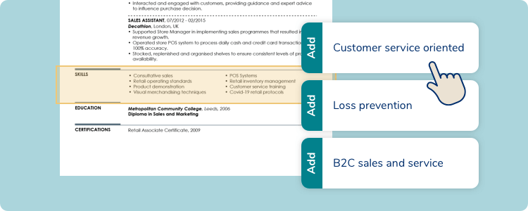 Skills On CV With No Experience