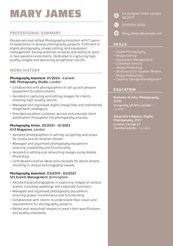 Cv Personal Statement