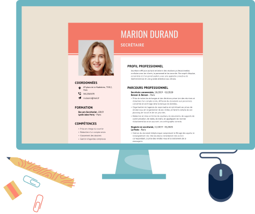 modern cv template example
